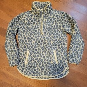 Abercrombie Half Zip Sherpa Pullover